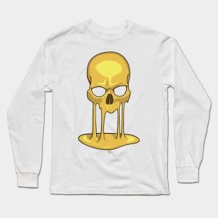 Melting Skull Long Sleeve T-Shirt